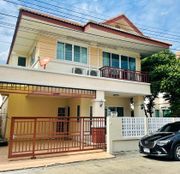 N3931ให้เช่าบ้านเดี่ยว2 ชั้น นันทร์นรินทร์ ใกล้ ม.รังสิต มีเฟอร์พร้อมอยู่
