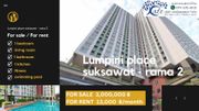 ขาย ลุมพินี สุขสวัสดิ์-พระราม2  ห้องใหญ่ 1 ห้องนอนขนาด 41 ตรม. ทั้งหมด 35 ชั้น