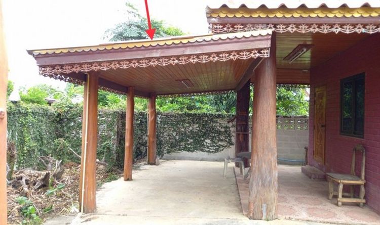 ขายบ้านไม้ใต้ถุนสูง  อำเภอสูงเม่น  แพร่ (PKK02-09762), ภาพที่ 4
