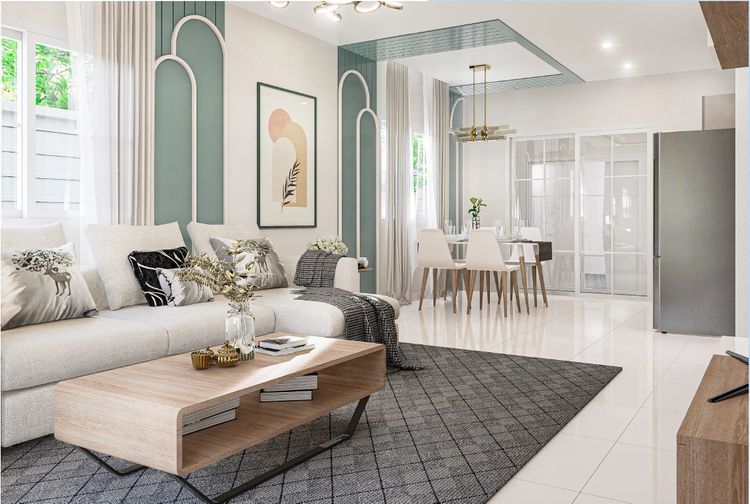 ขายทาวน์โฮม บ้านแฝดโครงการ บ้านพนากานต์ ตำบลคลองสอง อำเภอคลองหลวง, ภาพที่ 4