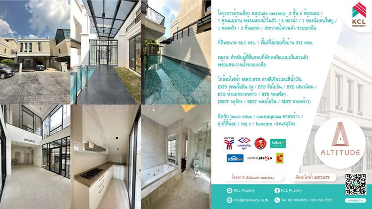 ขาย บ้าน ในโครงการ Altitude Mastery พหลโยธิน 24 แขวงจอมพล เขตจตุจักร, ภาพที่ 4