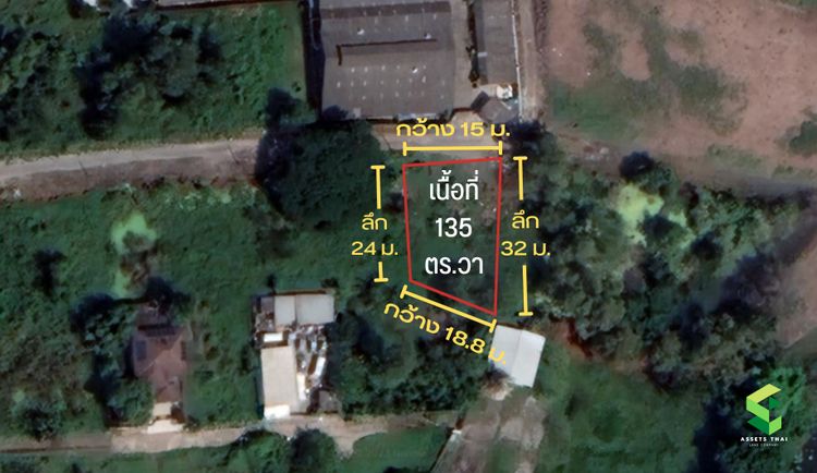 ขายที่ดินขนาด 135 ตร.วา ในซอยงบประมาณ  ใกล้เมืองทอง ปากเกร็ดนนทบุรี, ภาพที่ 4