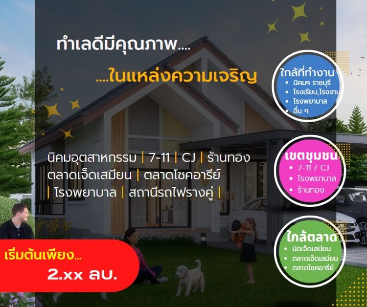 🎉 ข่าวดี...เปิดจองแล้วนะคะ... "บ้านเศรษฐลัย เจ็ดเสมียน" ๆ ก็จองได้ 098, ภาพที่ 4