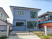 บ้านเดี่ยว 2ชั้น ยกสูง 4นอน 5น้ำ  ระแหง ลาดหลุมแก้ว ปทุมธานี