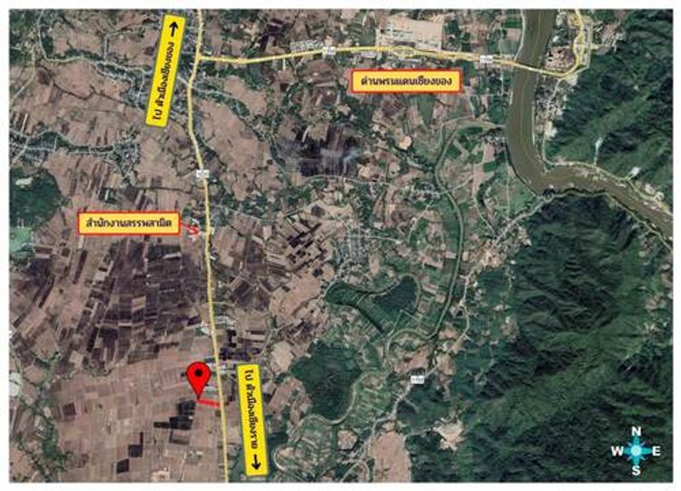 ขายที่ดินเหมาะทำโรงงาน ติดถนนใหญ่ เนื้อที่ 12 ไร่ พื้นที่ผังเมืองสีม่วง, ภาพที่ 4