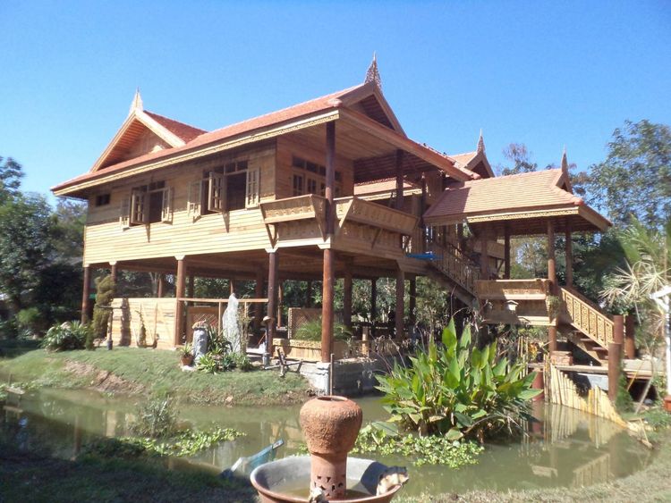 ขายบ้านทรงไทย ชั้นเดียวใต้ถุนสูง ไม้สักทอง ราคา 950,000 บาท  อ. เมือง, , ภาพที่ 4