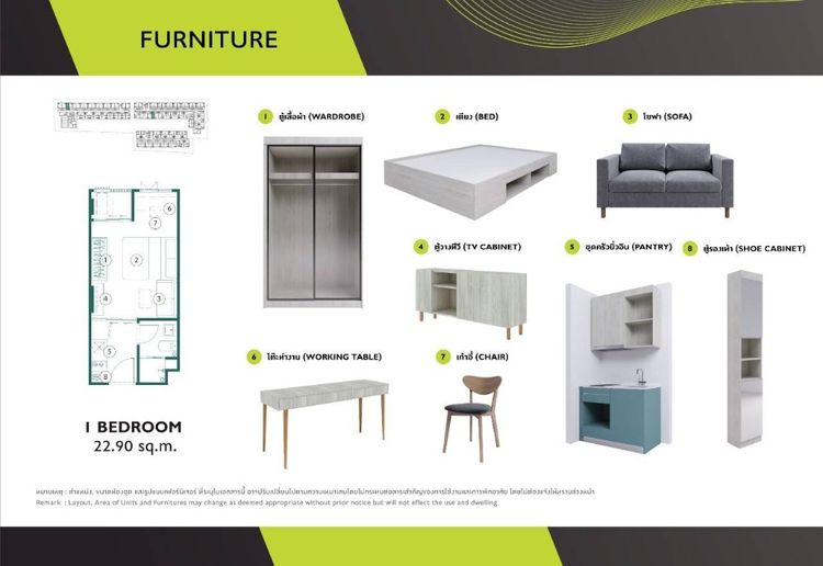 ขายดาวน์ Kave Seedห้อง 1 Bedroom เหลือเพียง 2 ห้องเท่านั้น ใกล้ ม.เกษตร, ภาพที่ 4