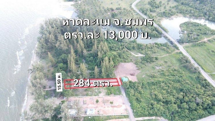 ขายที่ดินติดทะเลติดโครงการบ้านจัดสรรค์ ร้านอาหาร สร้างบ้าน อ.ละเเม  284, ภาพที่ 4