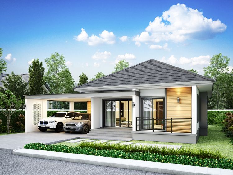 ลด 3 แสน พร้อมของแถมเพียบ!! บ้านเดี่ยวชั้นเดียวสร้างใหม่ ทำเลทอง ใกล้ , ภาพที่ 4