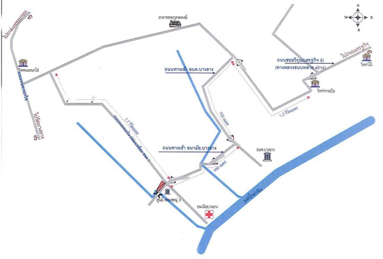 ให้เช่า โกดัง / ทำหน้าร้าน พิกัดวัดท่ากระบือ อบต.บางยาง, ภาพที่ 4