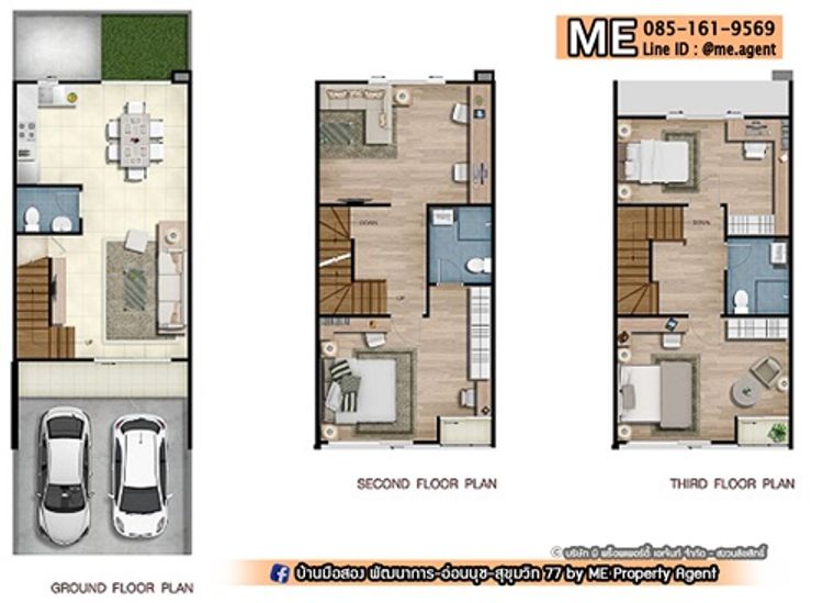 ให้เช่า ต้นโครงการ Villette City พัฒนาการ 38 ทาวน์เฮ้าส์ 3 ชั้น ใกล้ , ภาพที่ 4