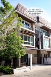 ขาย- ทาวโฮม Urban Sathorn /Moderna Villa TYPE /4 ห้องนอน พท.ใช้สอย 309 ตร.ม หลังมุม ใกล้ BTS บางหว้า/ขาย 12.5 ล้าน