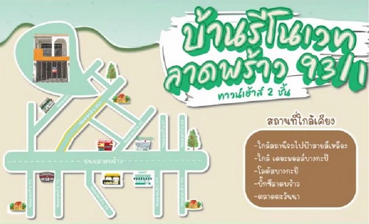 ขายทาวน์เฮ้าส์ 2 ชั้น รีโนเวทใหม่ Minimal Style หมู่บ้านประชากรไทย , ภาพที่ 4