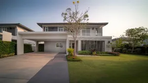 ให้เช่าบ้านเดี่ยว2ชั้นหลังมุมย่านสุขาภิบาล5 สายไหม วชัรพลโครงการมัณฑนาเลควัชรพลสุขาภิบาล5-สายไหม