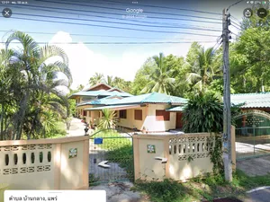 บ้านเดี่ยวยาว2ชั้นพื้นที่กว้างเงียบสงบในตัวเมืองอำเภอสอง จ.แพร่
