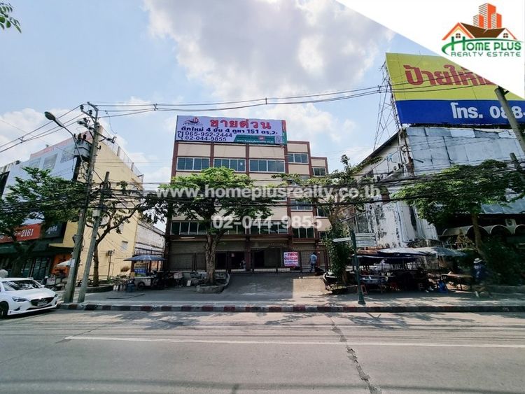 ทำเลดี!! ขายอาคารพาณิชย์ 4.5 ชั้น 4 คูหา ติดถนน แยกอรุณอมรินทร์ พื้นที่, ภาพที่ 4
