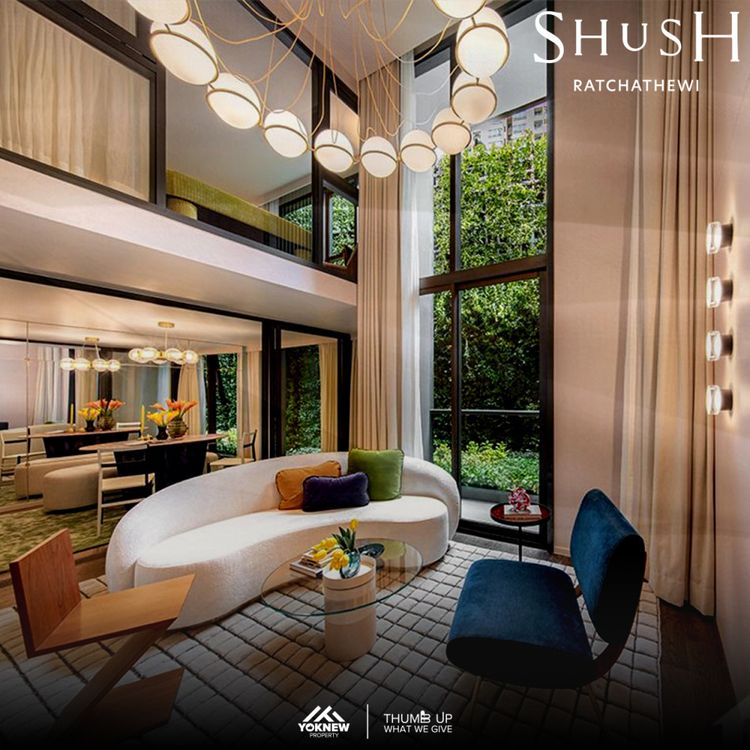 ขายห้องสวย คอนโด Shush Ratchathewi ห้อง loft ห้องกว้าง  Size 40.97 SQ.M, ภาพที่ 4