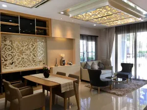 ให้เช่า บ้านห่างจาก ใกล้เซนทรัลนครปฐมเพียง 400 เมตร  อำเภอเมืองนครปฐม Stylish 3BR Townhouse for Rent in Prime Nakhon Pathom Location - Fully Furnished