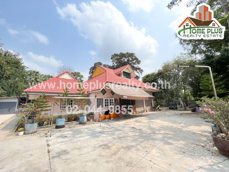 ที่ดินพร้อมบ้านเดี่ยวชั้นเดียวใกล้ตลาดไทยย้อนยุคบ้านระจัน เนื้อที่ 3 3, ภาพที่ 4