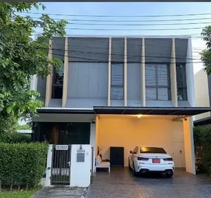 PN26 ขาย บ้านแฝด 2 ชั้น เอคิว เชดิ พหลโยธิน-รังสิต AQ Shadi Phaholyothin-Rangsit บ้านใหม่สไตล์โมเดิร์น ใกล้ ม.กรุงเทพ รังสิต ห้างฟิวเจอร์ บ้านสภาพใหม่ 