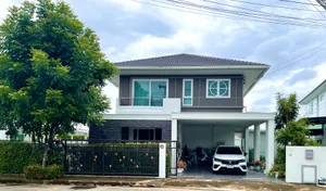 บ้านใหม่มาก✨บิ้วอินไม้สักแท้ทั้งหลัง ที่ดินถุงเงิน