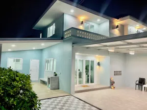 บ้านเดี่ยว 2 ชั้น 60 ตร.วา หมู่บ้านบัวทอง2 พร้อมอยู่ 5นอน 4น้ำ 2จอดรถ ติดรถไฟฟ้าสายสีม่วง สถานีคลองบางไผ่ ห้องนอนผู้สูงอายุใกล้เซ็นทรัลเวสเกต บางบัวทอง นนทบุรี