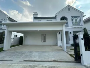EPL-HR3086 ให้เช่า บ้านเดี่ยว 2ชั้น ย่านบางนา โครงการ วิลลาจจิโอ 3 Villagio3 ศรีนครินทร์-บางนา เนื้อที่ 75 ตรว. พื้นที่ 227 ตรม. 4 ห้องนอน 