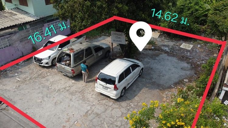 ขายที่ดินเปล่า 57 ตรว. ซอยอ่อนนุช 36 แปลงสี่เหลี่ยมสวย เหมาะสร้างบ้าน , ภาพที่ 4