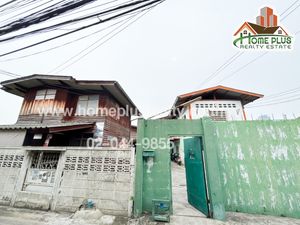 ที่ดินพร้อมบ้าน2หลังซอยเจริญนคร48 ใกล้เดอะมอลล์ท่าพระ เนื่อที่ 1 ไร่ 37.3 ตารางวา