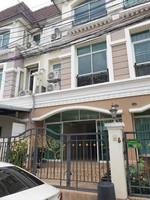 FPL1104ให้เช่าทาวน์โฮม 3 ชั้น โครงการสราญพฤกษ์ ลาดพร้าว130 ทะลุรามคำแหง 81 ย่านลาดพร้าว