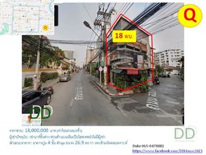 ขายพร้อมผู้เช่า อาคารพาณิชย์ ทำบาร์ร้านอาหารและโฮสเทล หน้าวัดลอยเคราะห์ โซนท่าแพ