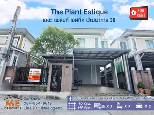 ปล่อยให้เช่า เดอะ แพลนท์ เอสทีค พัฒนาการ 38 บ้านเดี่ยว 3 ห้องนอน พร้อมเฟอร์นิเจอร์ พร้อมเข้าอยู่ เดินทางสะดวก โทร.064-954-9619 (RBE12-40)
