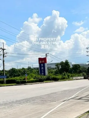 🚩ขายที่ดินสร้างโรงงาน 214 ไร่ ใกล้นิคมอมตะซิตี้ ระยอง (โซนจีน) ผังสีม่วงอ่อนมีจุดสีขาว ตามผัง EEC อ.ปลวกแดง จ.ระยอง  