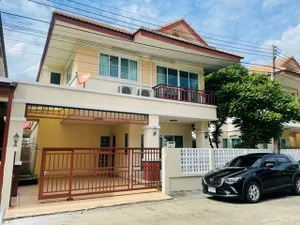 RH1051ให้เช่าบ้านเดี่ยวหมู่บ้านนันทร์นรินทร์ 3 ห้องนอน 3 ห้อง น้ำ -แอร์ 4 ตัว ตู้เย็น 1 เครื่องซักผ้า 1 ใกล้ ม.รังสิต