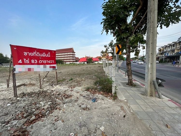 ขายที่ดินเปล่า ถมแล้ว ติดถนน เนื้อที่ 4 ไร่ 83 ตารางวา ายไหม กรุงเทพ, ภาพที่ 4