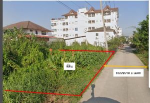 ขายที่ดินเปล่า  133 ตรว  ซอยจันทร์ทองเอี่ยม หลังศูนย์ซ่อมบำรุงคลองบางไผ่ 