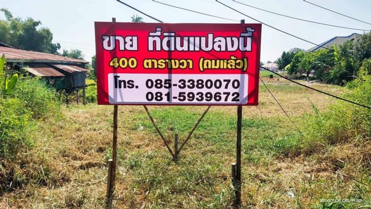 ขายที่ดิน 1 ไร่ ถมแล้ว ทำเลดี บรรยากาศดี ต.บางจัก อ.วิเศษชัยชาญ  , ภาพที่ 4