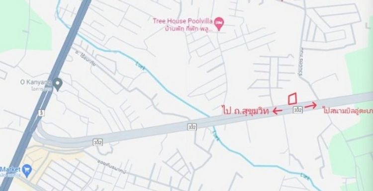 ให้เช่าที่ดิน3 ไร่ ถมแล้ว ติดถนนใหญ่ สุขุมวิท 332 อ.สัตหีบ ชลบุรี โกดัง, ภาพที่ 4