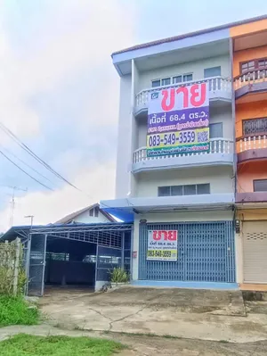 ขายอาคารพาณิชย์ 68.4ตร.ว.ห้องหัวมุม ถนนเลี่ยงเมือง อ.เมือง จ.อ่างทอง
