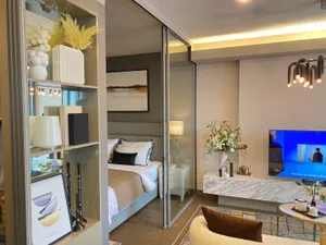 ** ขาย 1 BedPlus ตกแต่งเป็นห้องตัวอย่าง รวมเฟอร์ พร้อมอยู่ ใกล้ MRT ศูนย์ประชุมแห่งชาติสิริกิติ์ เพียง 50 เมตร
