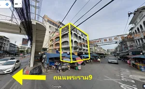 รหัสทรัพย์ 789/29 ให้เช่าอาคารพาณิชย์ ติดถนนพระราม9 ทำร้านอาหาร, hotel หรือหรืออื่นๆ 