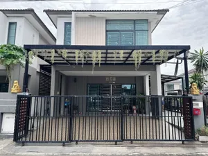 ขายบ้านแฝดสไตล์บ้านเดี่ยว หลังมุม มีพื้นที่ข้างบ้าน ทำเลดี พฤกษาวิลล์ (แหลมฉบัง-บางละมุง)