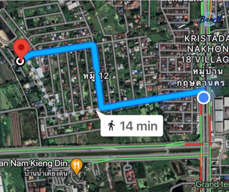 ขาย ที่ดิน แปลงมุม พุทธมณทลสาย3 1 งาน 36 ตรว ติดถนนคอนกรีตกว้าง 6 เมตร, ภาพที่ 4