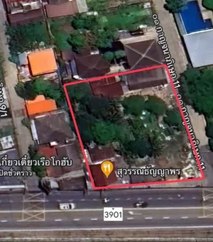 ขายด่วน! ที่ดินรามอินทรา ติดถนนใหญ่ เนื้อที่ไร่เศษ! ทำเลสวย ห่างแฟชั่นไอส์แลนด์ 5 นาที! ถ.กาญจนาภิเษก รามอินทรา คันนายาว กรุงเทพ ใกล้ คู้บอน ปัญญารามอินทรา