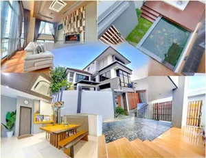 รัชดา1-11 MRT พระราม 9 ให้เช่าคฤหาสน์หรู 3 ชั้น สไตล์โมเดิร์น หัวมุม 70ตรว. 350ตรม. ตกแต่งเรียบร้อย 5นอน 4น้ำ 6จอดรถ 7แอร์ สวนรอบบ้าน 
