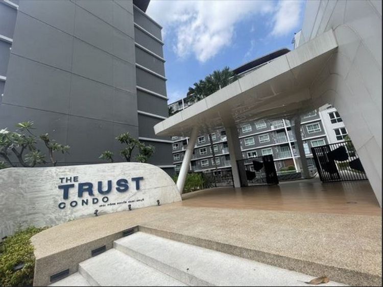 ให้เช่าห้องStudio ชั้น6 ห้องมุม วิวสระน้ำ 24ม. 6000บ. คอนโดเดอะทรัสต์, ภาพที่ 4