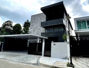 ขายบ้านหรูสร้างใหม่ 3 ชั้น 136 ตรว 5 นอน 6 น้ำ สารินปาร์ค วงศ์สว่าง บ้านเปล่าพร้อมสระว่ายน้ำ และเฟอร์นิเจอร์บิ้วอิน