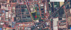 ให้เช่าที่ดินระยะยาว การเดินทางสะดวก (ถนนหน้าแปลง 10 เมตร) สมุทรสาคร  ค่าเช่า เดือนละ 250,000 บาท