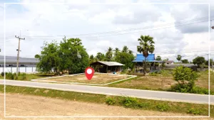 ขายที่ดินเพชรบุรี ตำบลบ้านหาด อำเภอบ้านลาด 150 ตารางวา รูปแปลงสวย ถมแล้ว พื้นที่สีชมพู ติดถนน