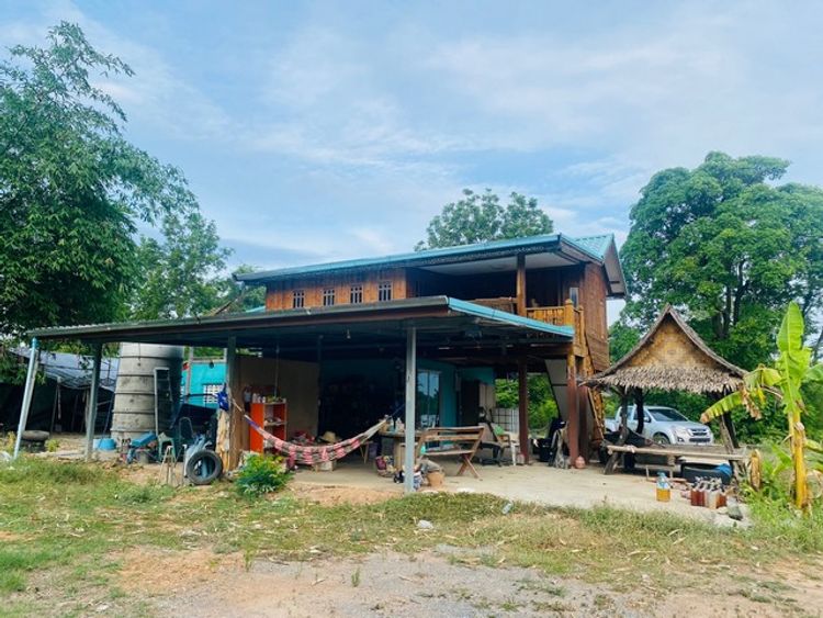 พื้นที่ดิน 374 ตร.ว  บ้าน 2 ชั้น ครึ่งปูน ครึ่งไม้  ต.หนองโสน   , ภาพที่ 4